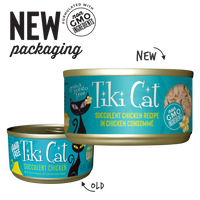 Tiki Cat Puka Puka Luau Chicken Consomme 2.8oz Can-Four Muddy Paws