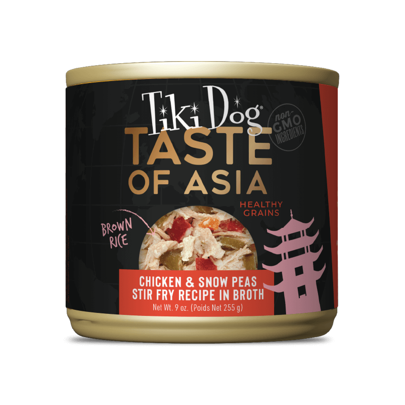 Tiki Dog Taste of the World Asia Chicken Can 9oz-Four Muddy Paws