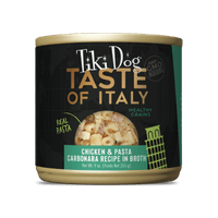 Tiki Dog Taste of the World Italy Carbonara Can 9oz-Four Muddy Paws