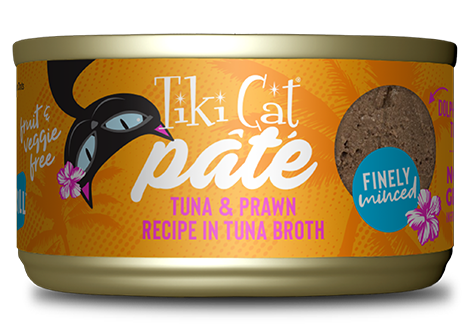 Tiki Pet Cat Grill Pate Tuna/Prawn 2.8oz-Four Muddy Paws