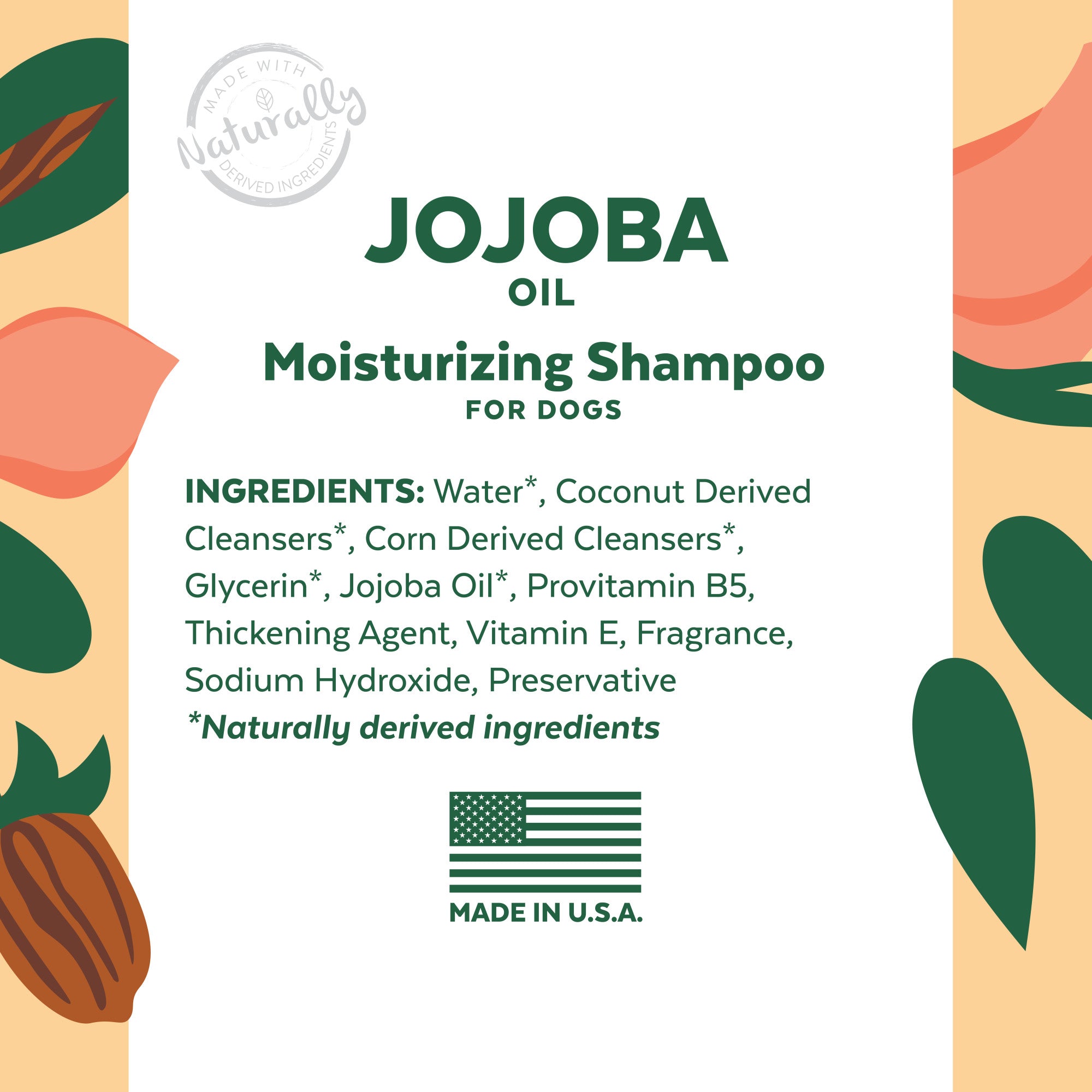 Tropiclean Essentials Jojoba Dog Shampoo 16oz-Four Muddy Paws