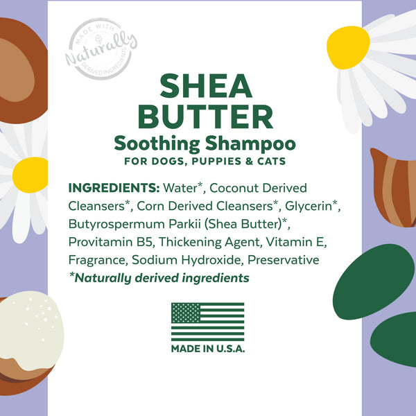 Tropiclean Essentials Shea Butter Cat/Dog Shampoo 16oz-Four Muddy Paws