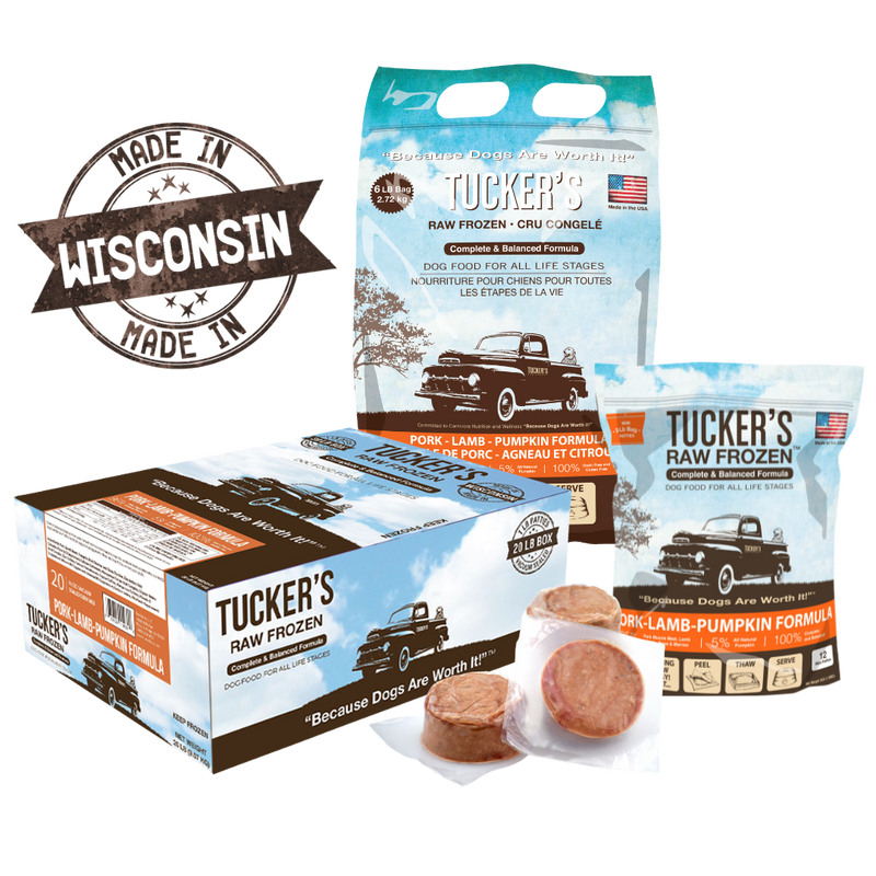Tucker's Frozen Pork, Lamb & Pumpkin Bulk Box 20lbs-Four Muddy Paws