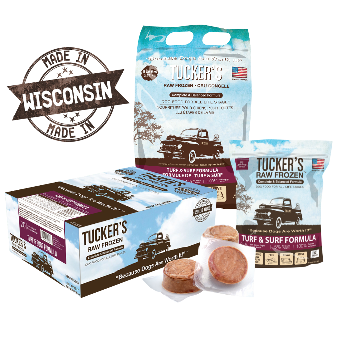 Tucker's Frozen Turf & Surf Bulk Box 20lbs-Four Muddy Paws