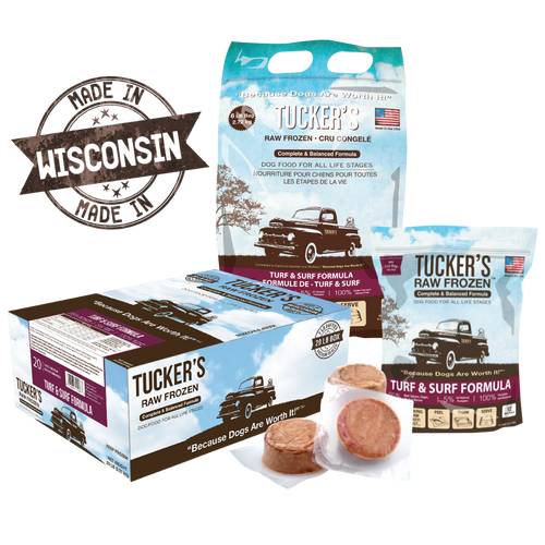 Tucker's Frozen Turf & Surf Bulk Box 20lbs-Four Muddy Paws