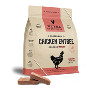 Vital Essentials Dog Frozen Chicken Patties 6lb-Four Muddy Paws