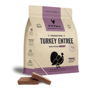 Vital Essentials Dog Frozen Turkey Patties 6lb-Four Muddy Paws