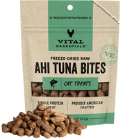 Vital Essentials Freeze Dried Ahi Tuna Cat Treats 1.1oz-Four Muddy Paws