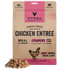 Vital Essentials Freeze Dried Chicken Mini Nibs Cat Food 12oz-Four Muddy Paws