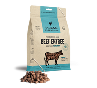 Vital Essentials Freeze Dried Mini Nibs Beef 14oz-Four Muddy Paws