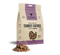 Vital Essentials Freeze Dried Mini Nibs Turkey 14oz-Four Muddy Paws