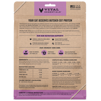 Vital Essentials Freeze Dried Turkey Mini Nibs Cat Food 12oz-Four Muddy Paws