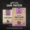 Vital Essentials Freeze Dried Turkey Mini Nibs Cat Food 12oz-Four Muddy Paws