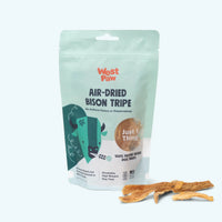 West Paw Air Dried Bison Tripe Dog Treats 2.5OZ-Four Muddy Paws