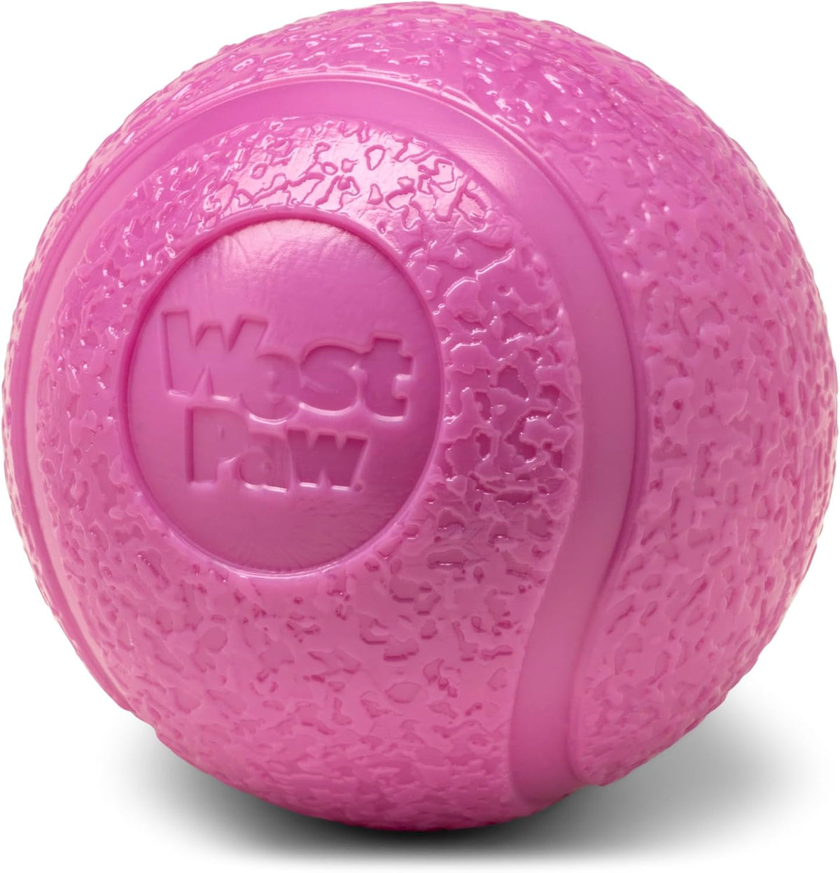 West Paw Boundr Ball Hot Pink L-Four Muddy Paws