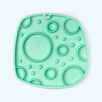 West Paw Feast Mat Bubbles Mint-Four Muddy Paws