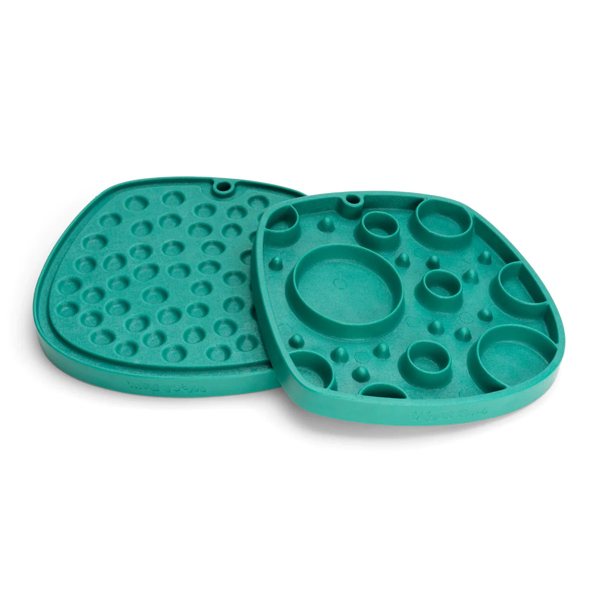 West Paw Feast Mat Green Bubbles-Four Muddy Paws