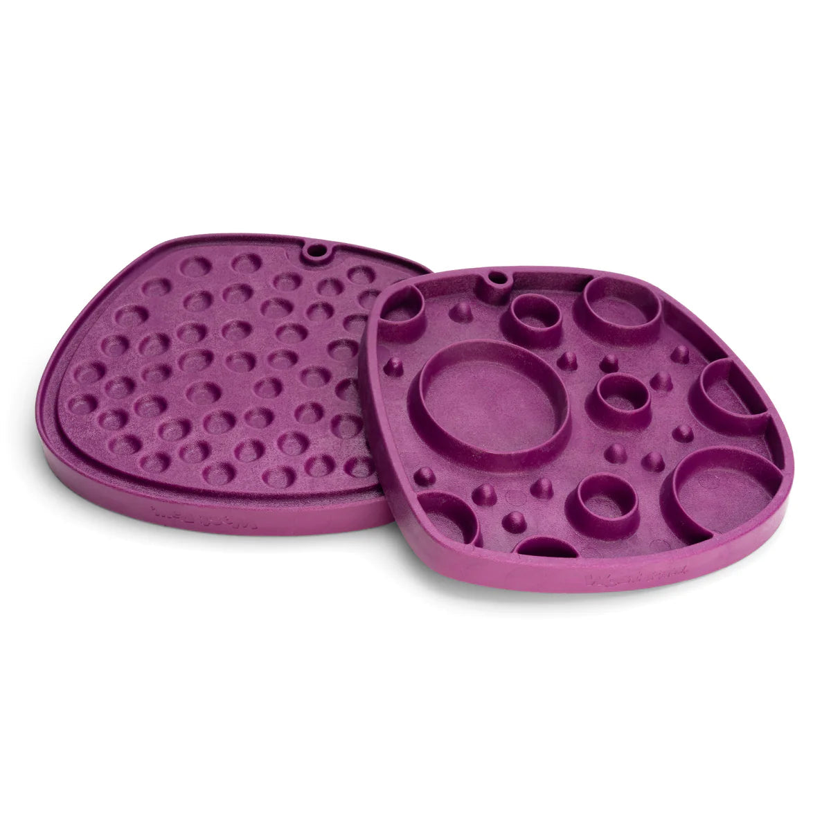 West Paw Feast Mat Red Bubbles-Four Muddy Paws