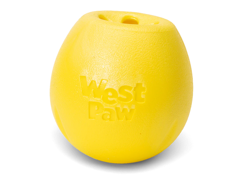 West Paw Rumbl Dog Toy Dandelion Large-Four Muddy Paws