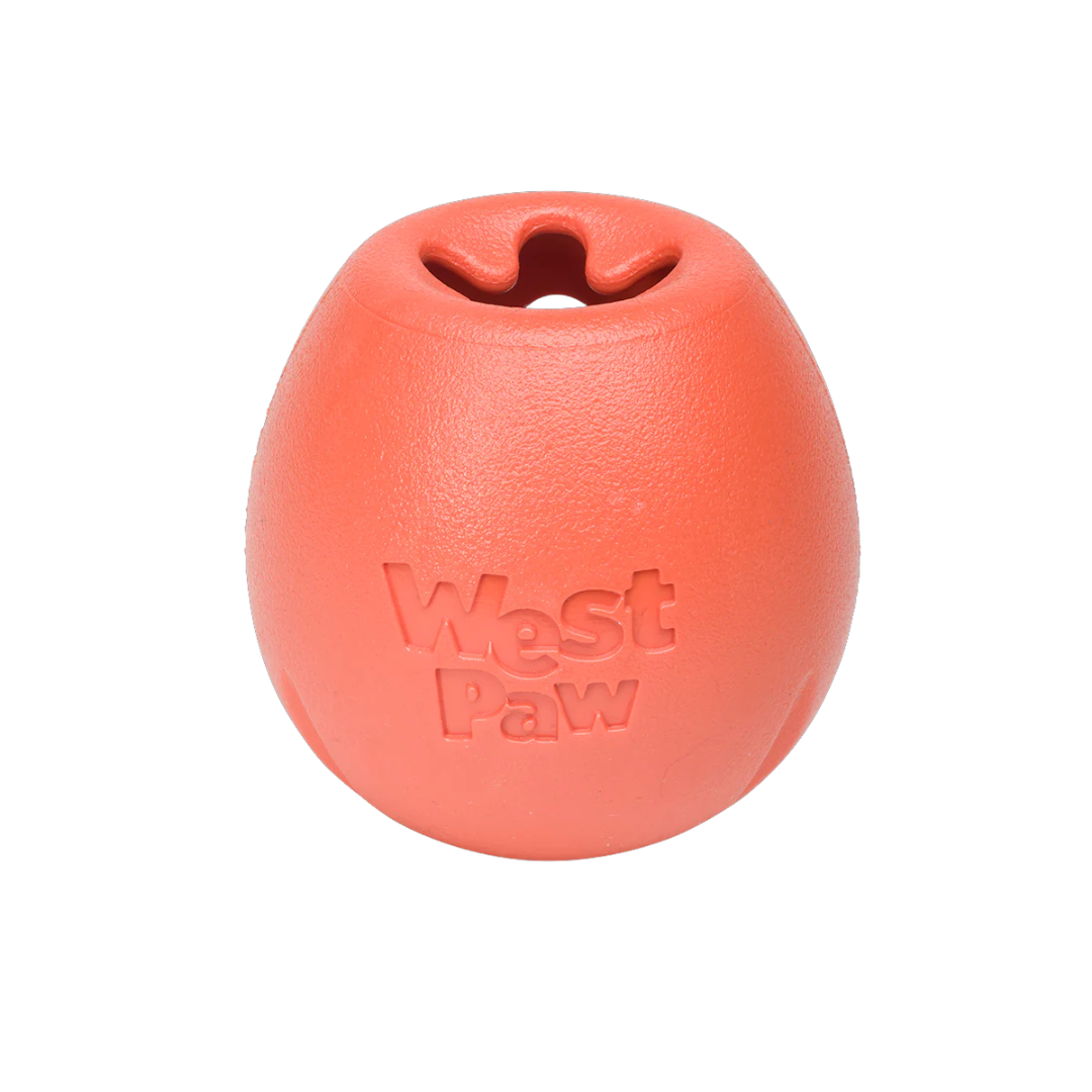 West Paw Rumbl Orange Small-Four Muddy Paws