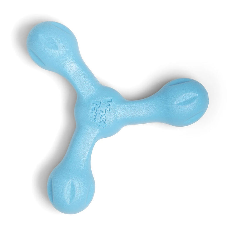 West Paw Skamp Dog Toy Aqua Blue-Four Muddy Paws