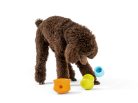 West Paw Toppl Zogo Flex Dog Toy Black L-Four Muddy Paws