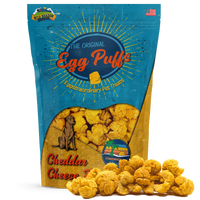 Wild Meadow Egg Puffs Cheddar Cheese Dog Treat 2oz-Four Muddy Paws