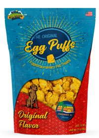 Wild Meadow Egg Puffs Original Dog Treat 2oz-Four Muddy Paws