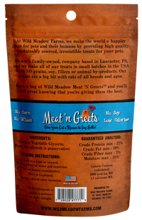 Wild Meadow Meat 'N Greets Chicken Cat Treat 3.5oz-Four Muddy Paws