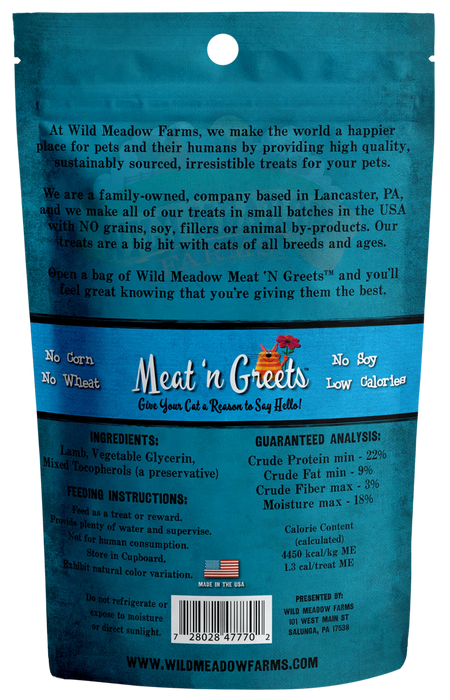 Wild Meadow Meat 'N Greets Duck Cat Treat 3.5oz