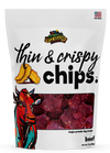 Wild Meadow Thin & Crispy Beef Chips Dog Treats 3oz-Four Muddy Paws