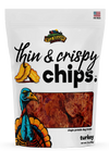 Wild Meadow Thin & Crispy Turkey Chips Dog Treats 3oz-Four Muddy Paws