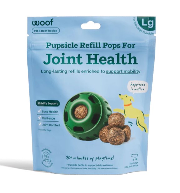 Woof Pupsicle Refill Pops Joint Support Dog Treats Large-Four Muddy Paws