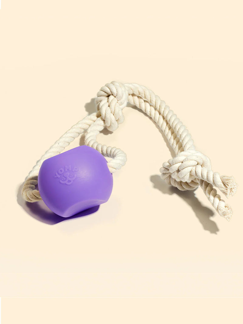 Yomp BallRope Dog Toy-Four Muddy Paws