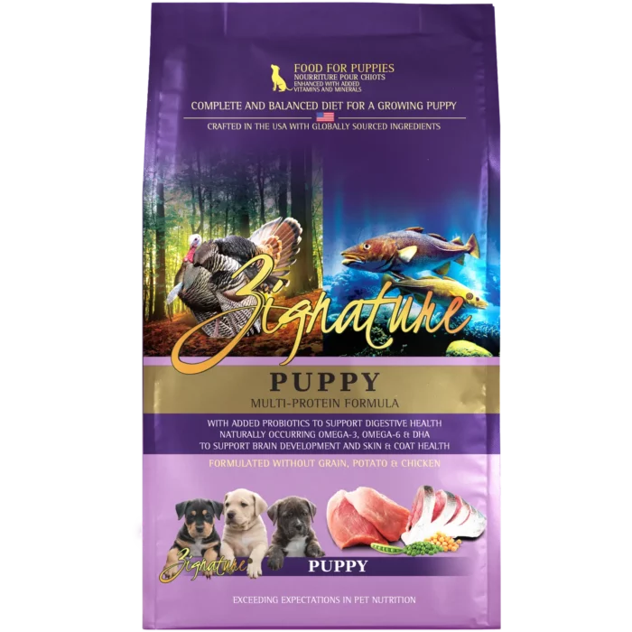 Zignature Grain Free Puppy Dog Food 25lb-Four Muddy Paws