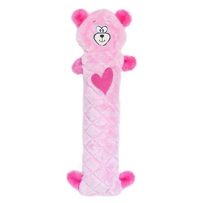 Zippy Paws Jigglerz Pink Bear Dog Toy-Four Muddy Paws