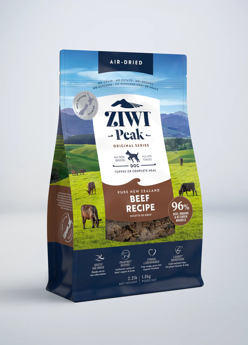 Ziwi Peak Air Dried Dog Beef 2.2lbs-Four Muddy Paws