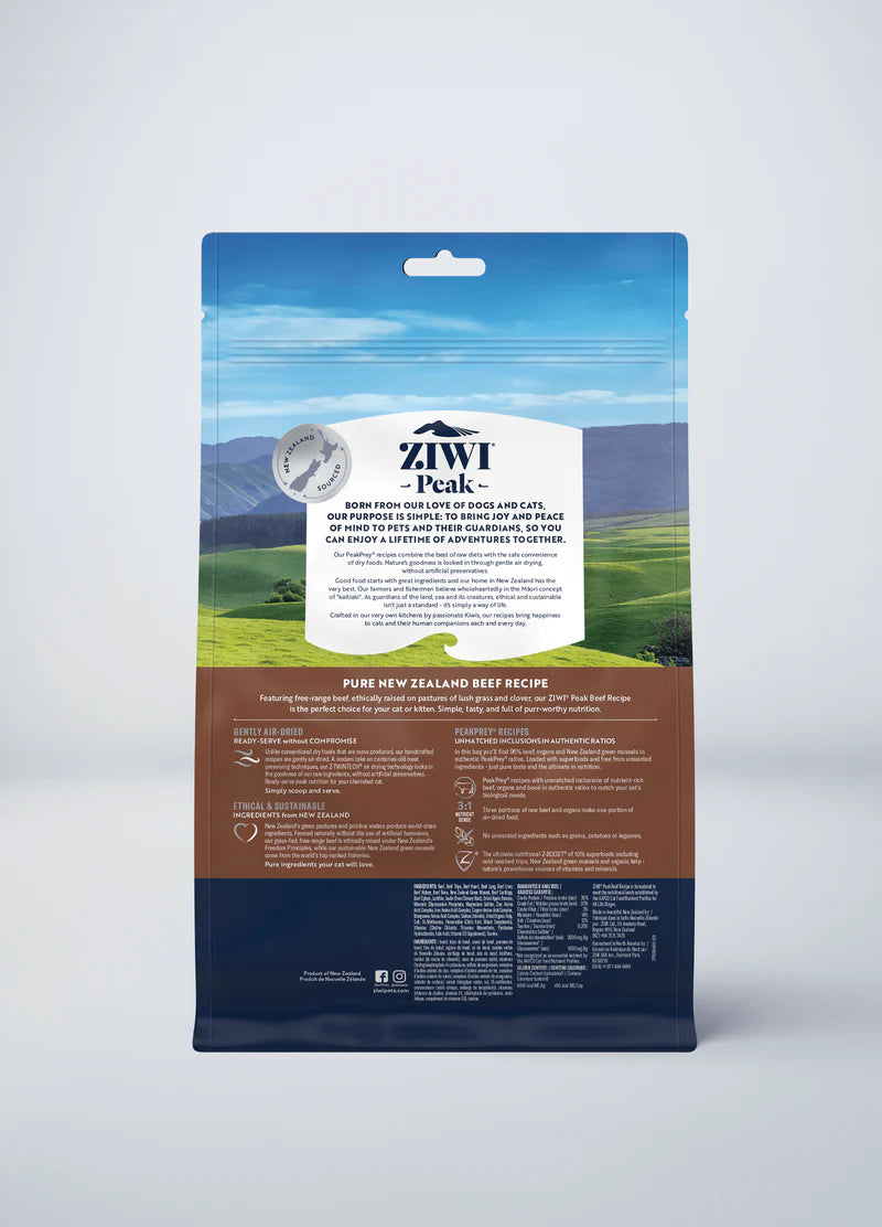Ziwi Peak Cat Air Dried Beef 14oz-Four Muddy Paws
