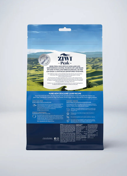 Ziwi Peak Dog Air Dried Lamb 2.2lbs-Four Muddy Paws