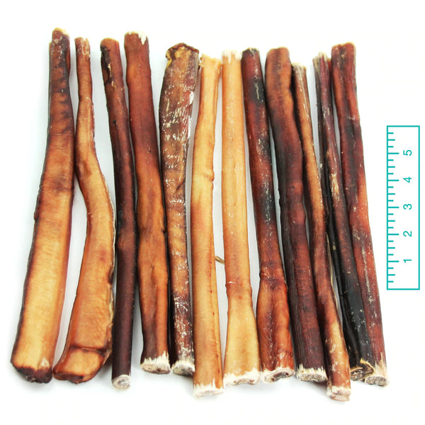 12" Thick Bully Stick Odor Free-Four Muddy Paws