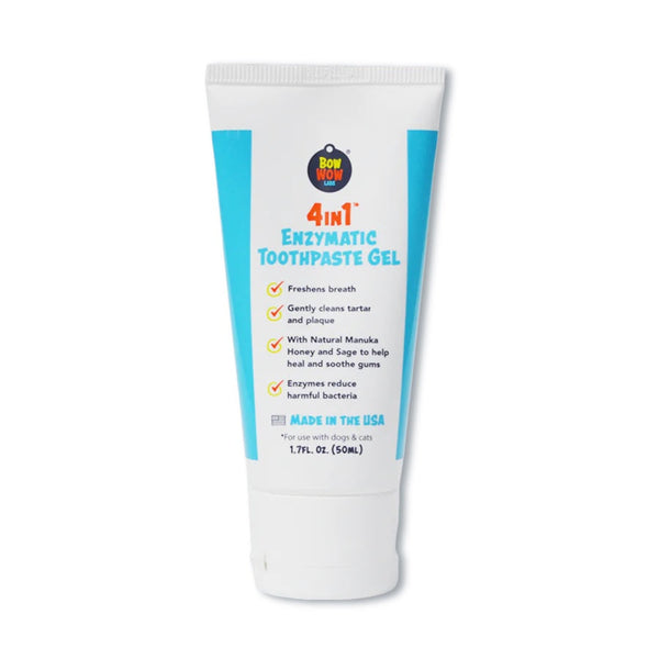 4 in 1 Enzymatic Toothpaste Gel 1.7oz-Four Muddy Paws