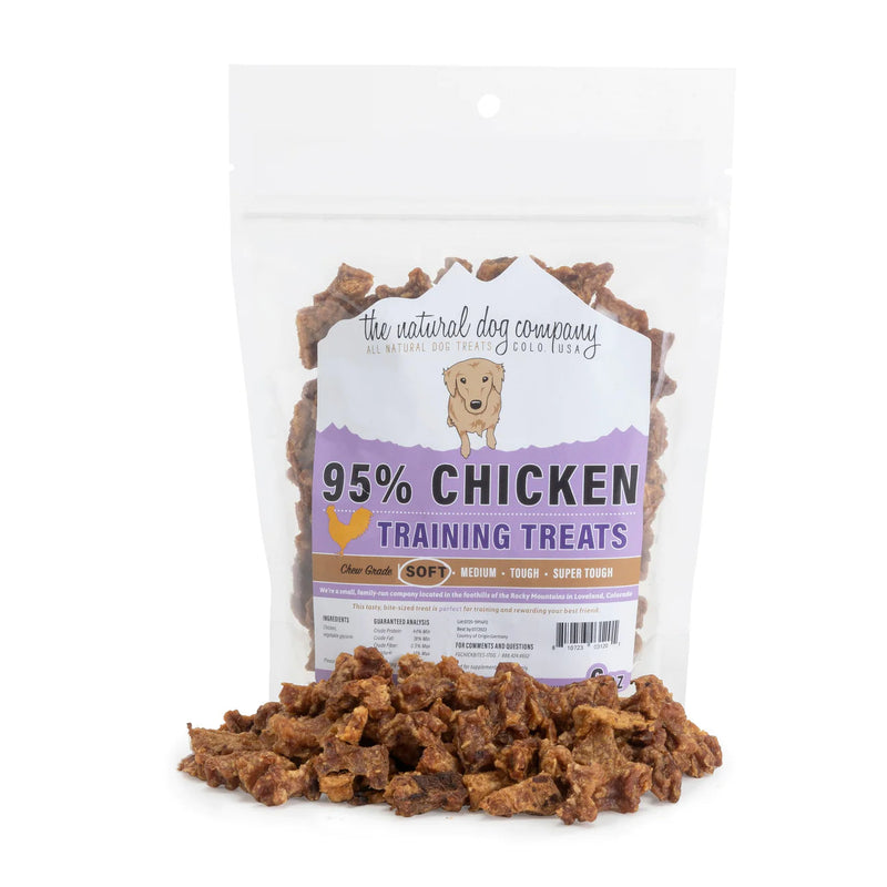 95% Chicken Training Treats 6oz-Four Muddy Paws