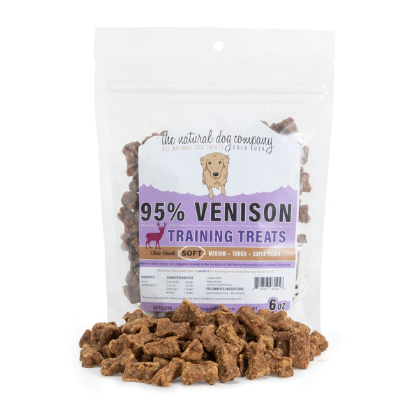 95% Venison Training Treats 5.5oz-Four Muddy Paws