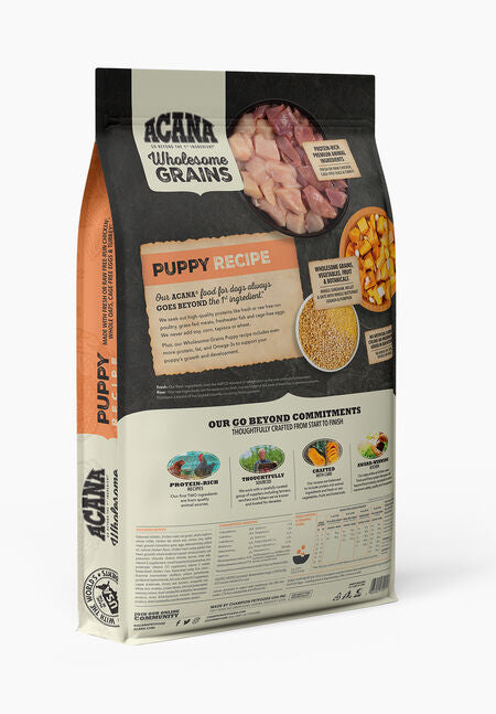 Acana Dog Wholesome Grains Puppy 4 LB-Four Muddy Paws