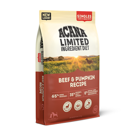 Acana Singles Beef and Pumpkin 13lbs-Four Muddy Paws