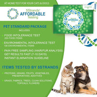 Affordable Pet Food and Environmental Intolerance Test Kit-Four Muddy Paws