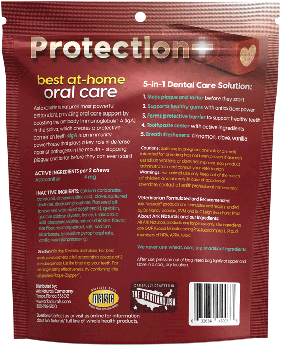 Ark Naturals Protection + Brushless Toothpaste 5-in-1 Large-Four Muddy Paws