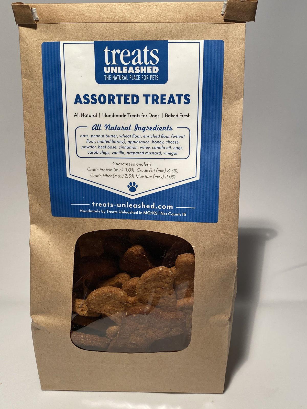 Assorted Treats Bag 1 lb-Four Muddy Paws