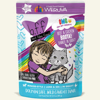 BFF OMG Booya Beef Chicken Pouch 2.8oz-Four Muddy Paws
