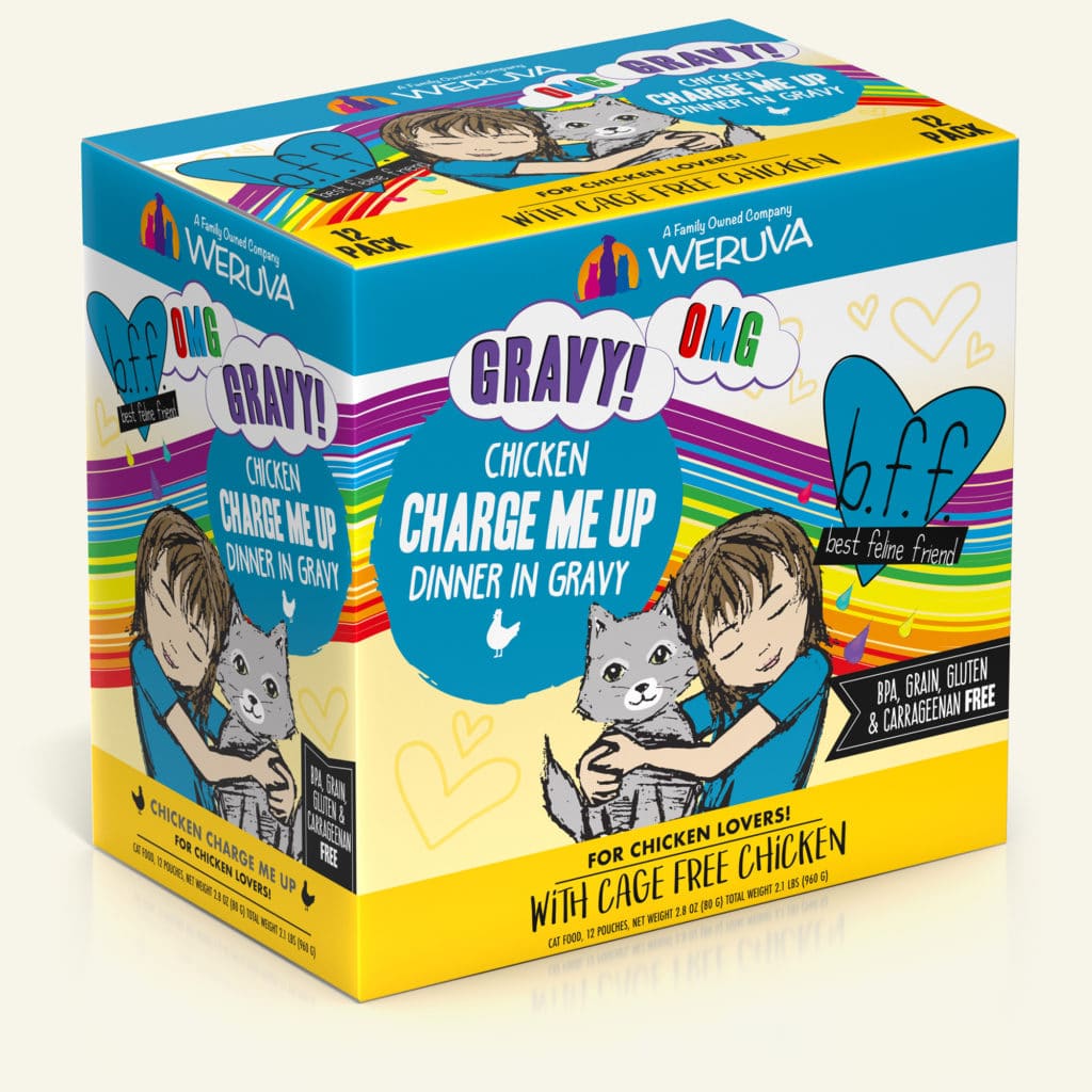 BFF OMG Charge Me Up! Chicken Pouch 2.8oz-Four Muddy Paws